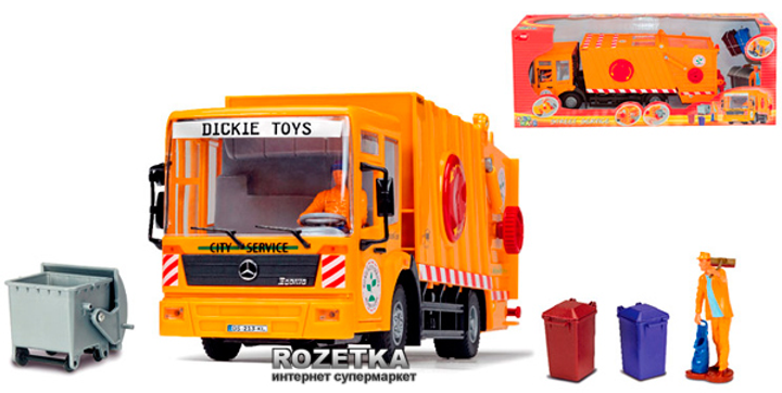 Игрушка Dickie Toys Большой мусоровоз (3414498) – игрушки с доставкой ...