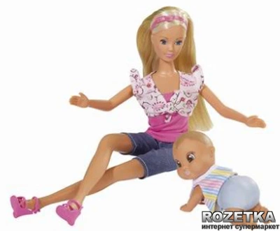 Кукла Штеффи и малыш, который ползает с аксессуарами Simba (5732618 ...