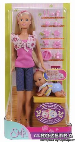 Кукла Штеффи и малыш, который ползает с аксессуарами Simba (5732618 ...