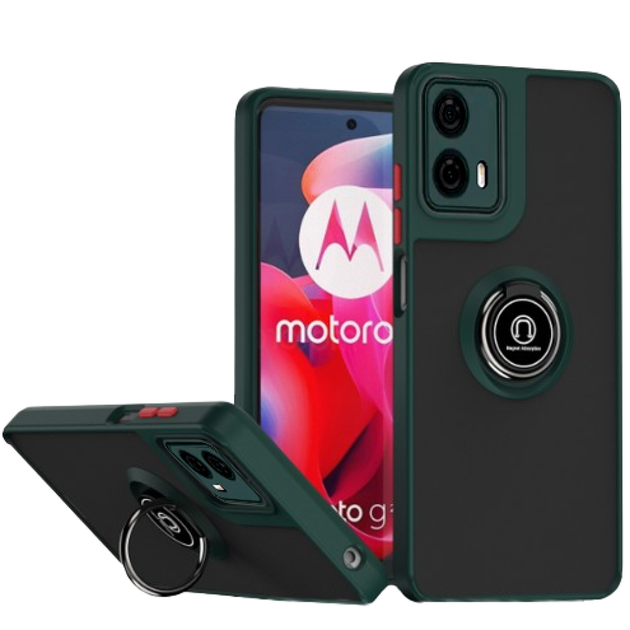 Чохол - накладка TPU Color Matte Ring для Motorola Moto G24 green - Фото 1 Чохол - накладка TPU Color Matte Ring для Motorola Moto G24 green - зображення 1