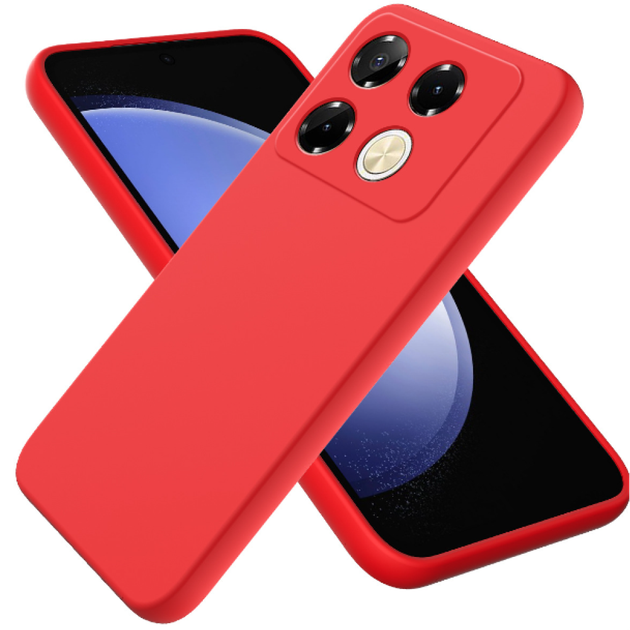 Чехол - накладка Silicone Cover Full для Infinix Note 40 Pro 4G / Note 40 Pro 5G / Note 40 Pro+ red - Фото 1 Чехол - накладка Silicone Cover Full для Infinix Note 40 Pro 4G / Note 40 Pro 5G / Note 40 Pro+ red - изображение 1