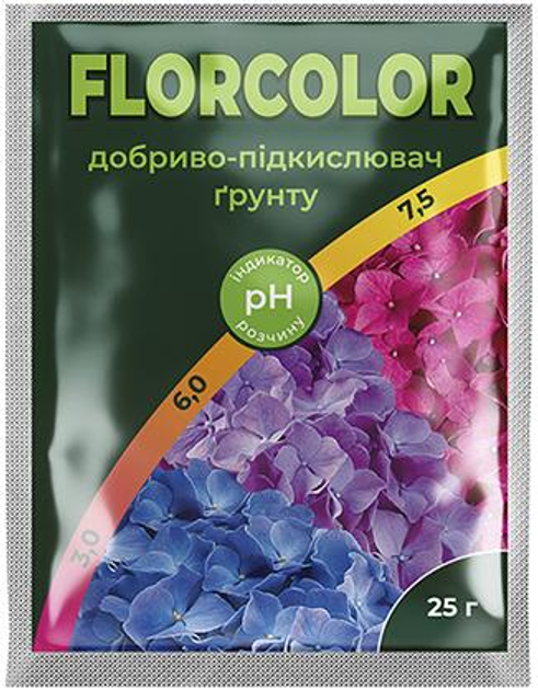 Удобрение-подкислитель почвы Florcolor 25 г 