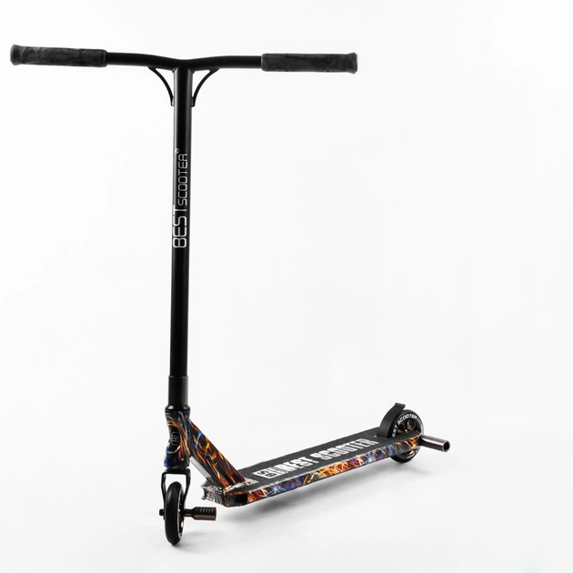Самокат трюковий Best Scooter HIC-система, пеги, алюмінієвий диск та дека, принт. Firework (105677) - Фото 1 Самокат трюковий Best Scooter HIC-система, пеги, алюмінієвий диск та дека, принт. Firework (105677) - зображення 1