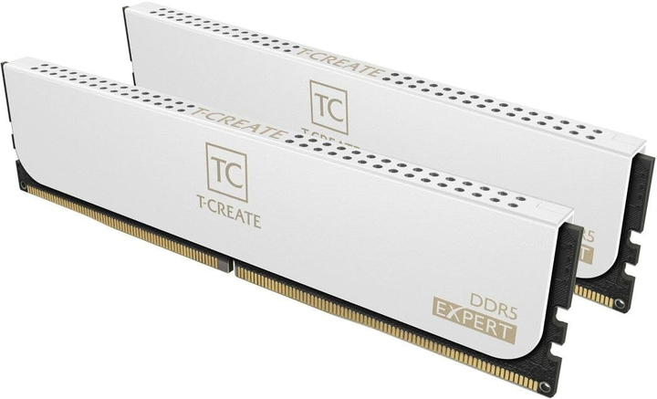 Оперативна пам'ять Team Group DDR5-6000 32768MB PC5-48000 (Kit of 2x16384) T-Create Expert White (CTCWD532G6000HC38ADC01) - зображення 1