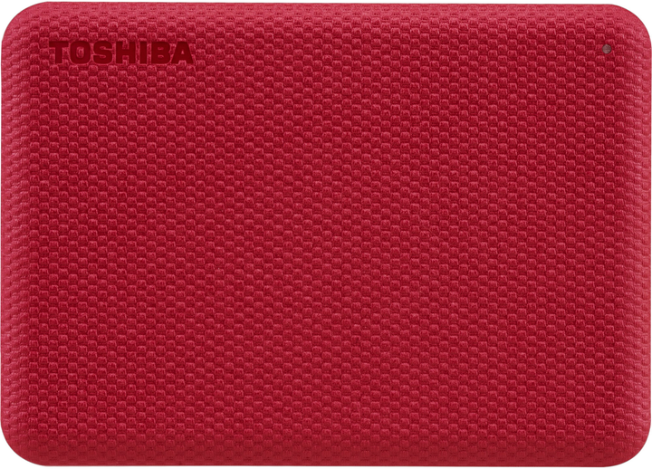 Жорсткий диск Toshiba Canvio Advance 1ТБ 2.5" USB 3.2 Red (4260557511282) - зображення 2