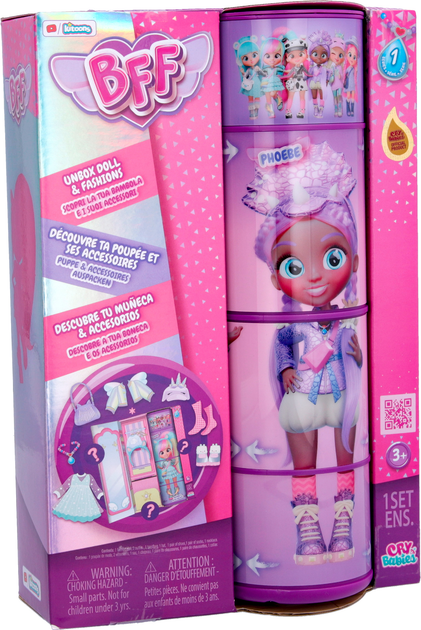 Lalka modowa Cry Babies BFF Phoebe Nastolatka 20 cm 904354 (421134904354) - obraz 9