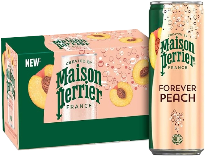 Акція на Упаковка напою безалкогольного газованого Perrier Water Peach 0.25 л з/б Мультипак х 10 шт від Rozetka