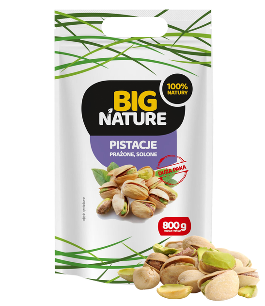 Фісташки смажені солоні Big Nature 800г (5903351622707) - зображення 2