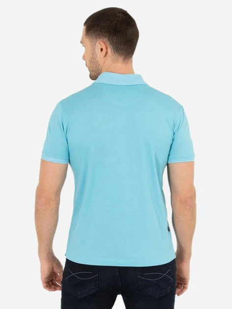 Поло длинное мужское Pierre Cardin G021SZ011-000-1567290 (acik mavi) 2XL Голубое (8682734363334) - изображение 2