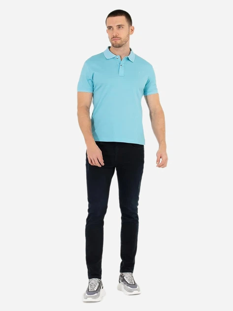 Поло длинное мужское Pierre Cardin G021SZ011-000-1567290 (acik mavi) 2XL Голубое (8682734363334) - изображение 3