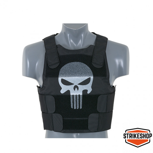 Розвантажувальний жилет 8FIELDS SKULL BODY ARMOR BLACK - изображение 1