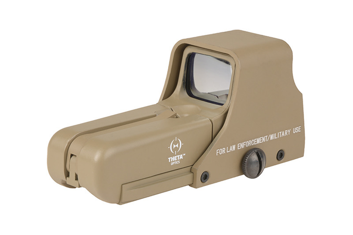 Коліматорний приціл Theta Optics TO552 Red Dot Sight Tan - зображення 1