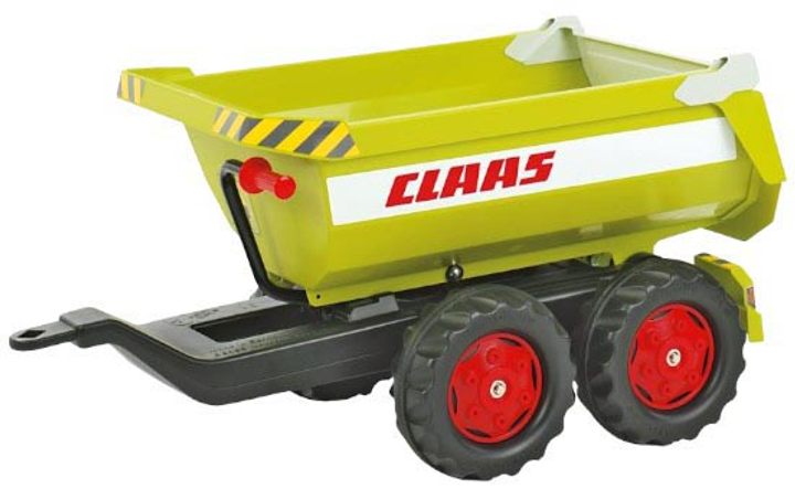 Przyczepa-wywrotka Rolly Toys RollyTrailer Halfpipe Claas (4006485122219) - obraz 1