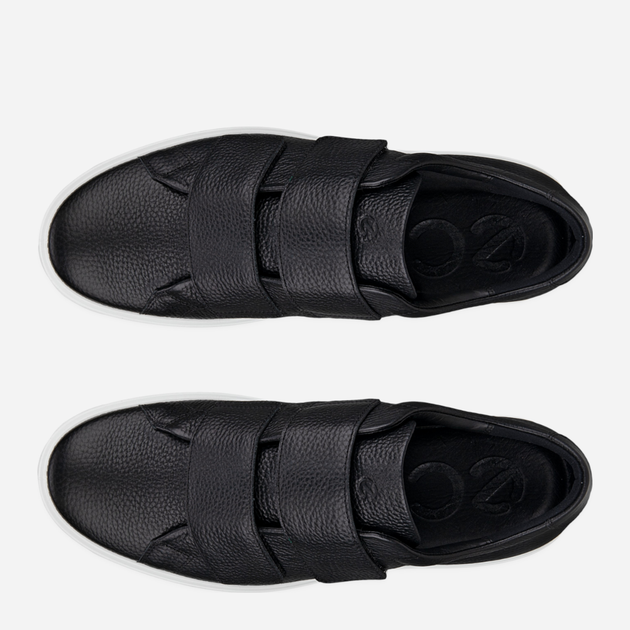 Sneakersy męskie na rzepy ECCO Soft 60 M 525434-01001 45 Czarne (194891512268) - obraz 6