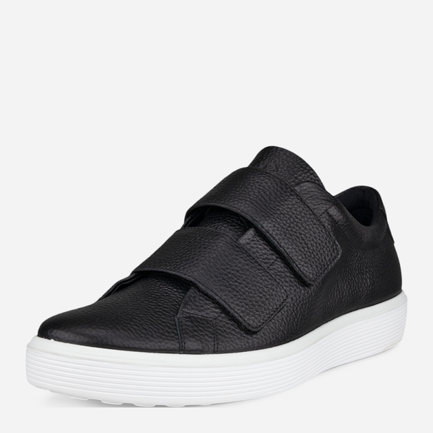 Sneakersy męskie na rzepy ECCO Soft 60 M 525434-01001 42 Czarne (194891512237) - obraz 4