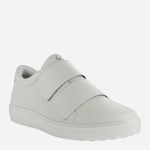 Sneakersy męskie na rzepy ECCO Soft 60 M 525434-01007 46 Białe (194891510554) - obraz 2