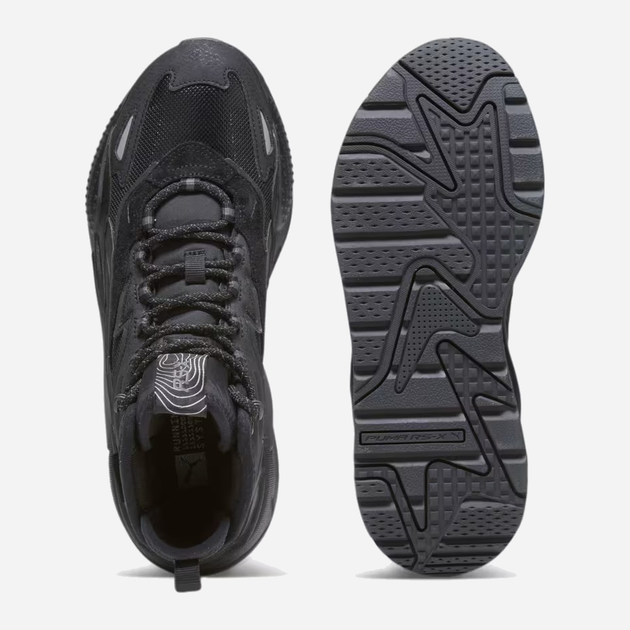 Чоловічі черевики Puma RS-X Hi 39271801 42 (8UK) Чорні (4065454928818) - зображення 4