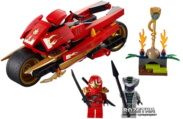 Конструктор LEGO NINJAGO Мотоцикл Кая (9441) – іграшки з доставкою