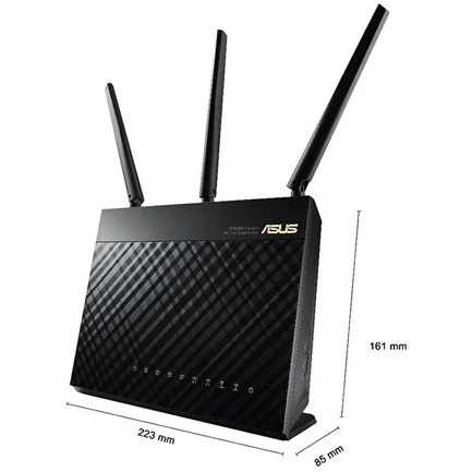 Беспроводной маршрутизатор Asus RT-AC68U V3 (AC1900, 1xGE WAN, 4xGE LAN, AI AiMesh, Broadcom,1xUSB 3.0, 1xUSB 2.0, поддержка 3G/4G-модема, 3 внешние антенны) - Фото 6 Беспроводной маршрутизатор Asus RT-AC68U V3 (AC1900, 1xGE WAN, 4xGE LAN, AI AiMesh, Broadcom,1xUSB 3.0, 1xUSB 2.0, поддержка 3G/4G-модема, 3 внешние антенны) - изображение 6
