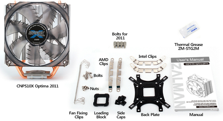 Кулер Zalman CNPS10X Optima (2011) - изображение 4