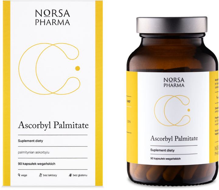 Suplement diety Norsa Pharma Ascorbyl Palmitate 90 kapsułek (5905669770194) - obraz 4