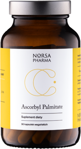 Дієтична добавка Norsa Pharma Ascorbyl Palmitate 90 капсул (5905669770194) - зображення 1