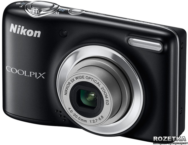 Фотоаппарат Nikon Coolpix L25 Black (VMA991E1) купить на ROZETKA ...