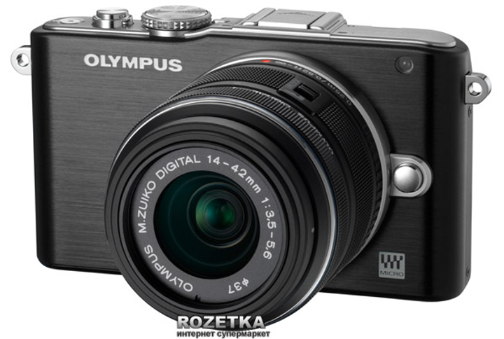 Фотоапарат Olympus PEN Lite E-PL3 DZK 14-42mm + 40-150mm Kit