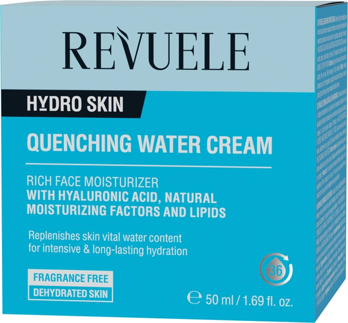 Крем для обличчя Revuele Quenching 50 мл (5060565108424) - Фото 2 Крем для обличчя Revuele Quenching 50 мл (5060565108424) - зображення 2