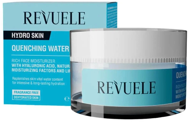 Крем для обличчя Revuele Quenching 50 мл (5060565108424) - Фото 1 Крем для обличчя Revuele Quenching 50 мл (5060565108424) - зображення 1