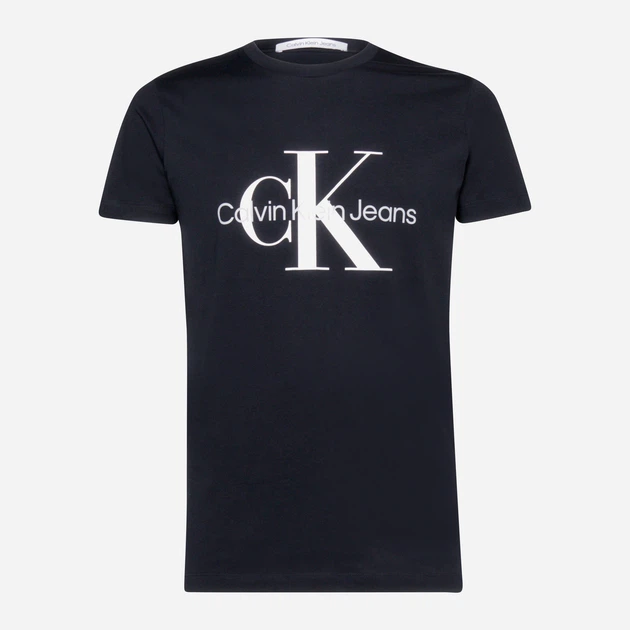 Koszulka męska bawełniana Calvin Klein Jeans J30J320935BEH 2XL Czarna (8719855868964) - obraz 4