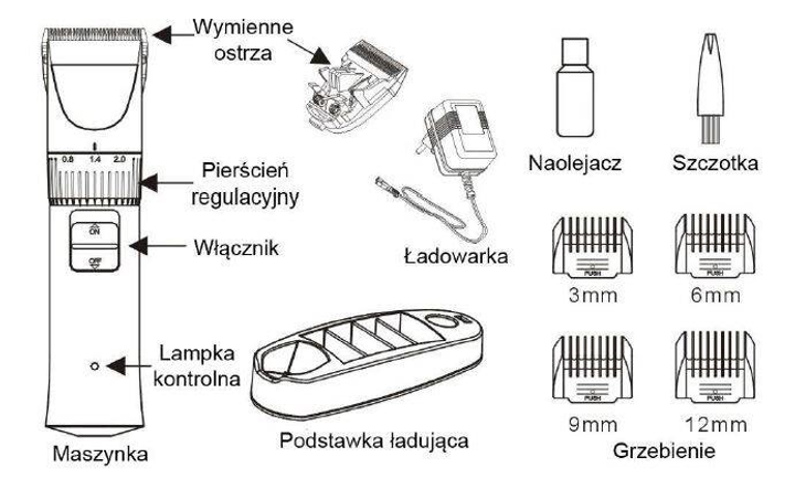 Машинка для стрижки собак і котів Bass Polska безпровідна (5902067616727) - зображення 13