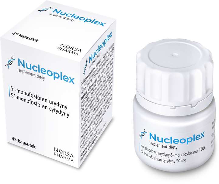 Suplement diety Norsa Pharma Nucleoplex 45 kapsułek (5905669770088) - obraz 4