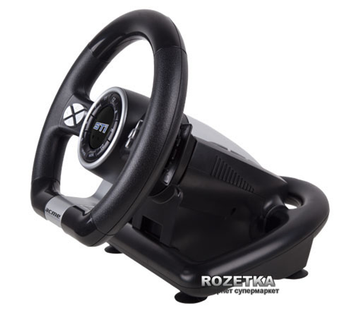 Проводной руль Acme Racing Wheel Sti PC Black (4770070870709) – фото ...
