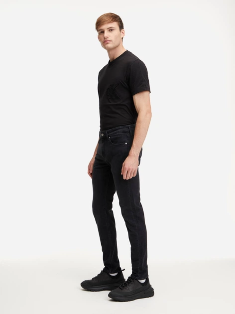 Jeansy męskie slim fit Calvin Klein Jeans J30J3236891BY W32L34 Czarne (8720107892187) - obraz 5