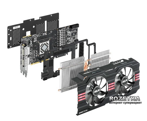 Видеокарта Asus PCI-Ex Radeon HD7970 DC II 3072MB GDDR5 (384bit) (1000/5600) (2 х DVI, 4 x Display Port) (HD7970-DC2T-3GD5) - Фото 3 Видеокарта Asus PCI-Ex Radeon HD7970 DC II 3072MB GDDR5 (384bit) (1000/5600) (2 х DVI, 4 x Display Port) (HD7970-DC2T-3GD5) - изображение 3