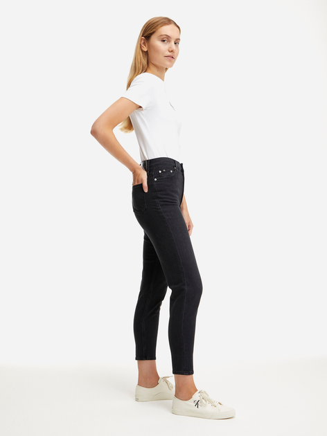 Джинси Mom's жіночі Calvin Klein Jeans J20J2216591BY NI32 Чорні (8720107891715) - зображення 5