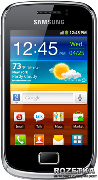 Мобильный телефон Samsung Galaxy Mini 2 S6500 Yellow – фото, отзывы ...