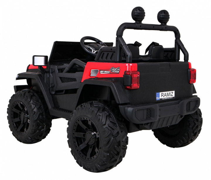 Електромобіль для дітей Ramiz Jeep Master Of Terain Червоний (5903864913965) - зображення 4