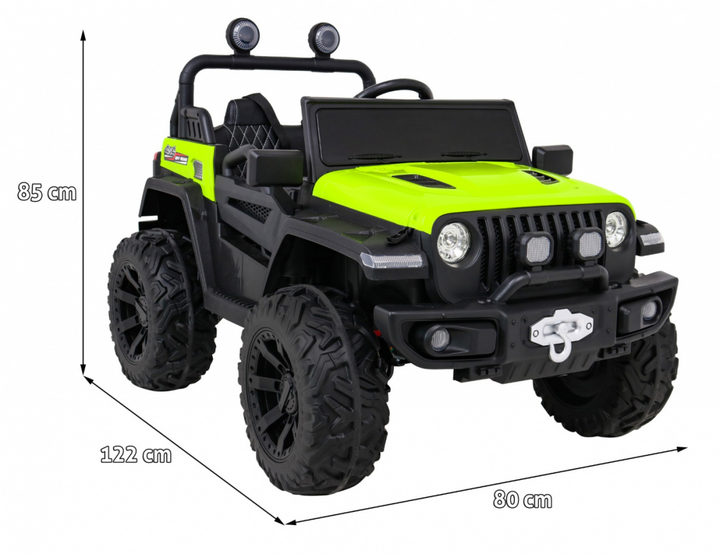 Електромобіль для дітей Ramiz Jeep Master Of Terain Зелений (5903864913958) - зображення 5