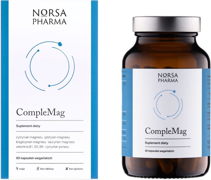 Дієтична добавка Norsa Pharma CompleMag 90 капсул (5905669770187) - зображення 2