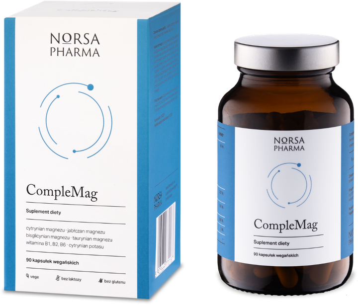 Suplement diety Norsa Pharma CompleMag 90 kapsułek (5905669770187) - obraz 4
