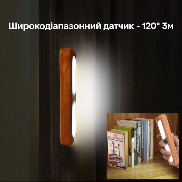 Светильник-ночник лампа на магните с аккумулятором и датчиком движения INSPIRE FN-2 4W 4000К USB 5V - Фото 7 Светильник-ночник лампа на магните с аккумулятором и датчиком движения INSPIRE FN-2 4W 4000К USB 5V - изображение 7