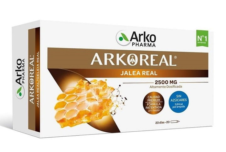 Suplement diety Arkoharma Arkoreal Royal Jelly 2500 mg Bio 20 ampułek (3578830110147) - obraz 1