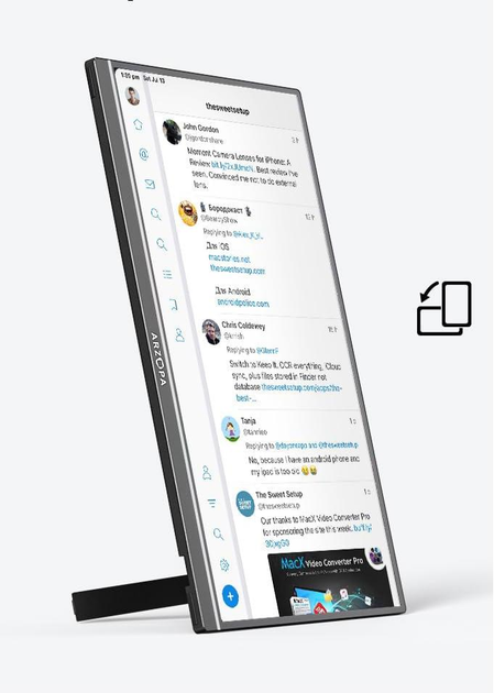 Портативный монитор ARZOPA 16,1" sRGB, 1920×1080 FHD IPS, поддержкой HDMI/Type-C/USB-C, игровой экран Eye-Care, для ноутбука/ПК/Mac/PS3/4/5/Xbox [Класс энергоэффективности A] - изображение 5