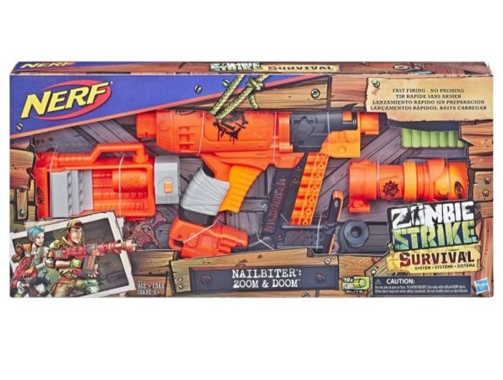 Blaster Hasbro Nerf Zombie Strike Nailbiter (5010993595334) - obraz 1