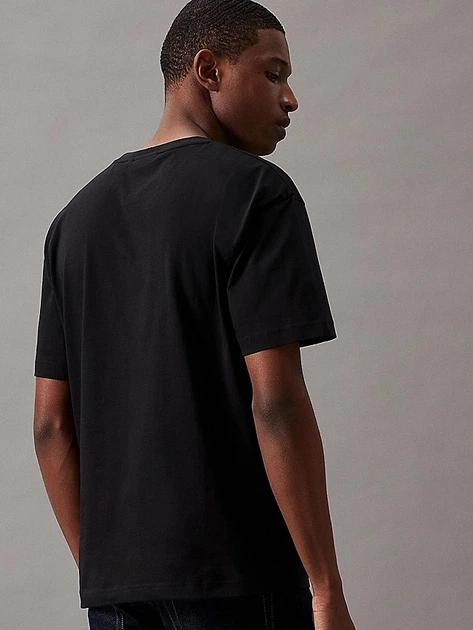 Футболка бавовняна чоловіча Calvin Klein K10K111346BEH XL Чорна (8720107899582) - зображення 2