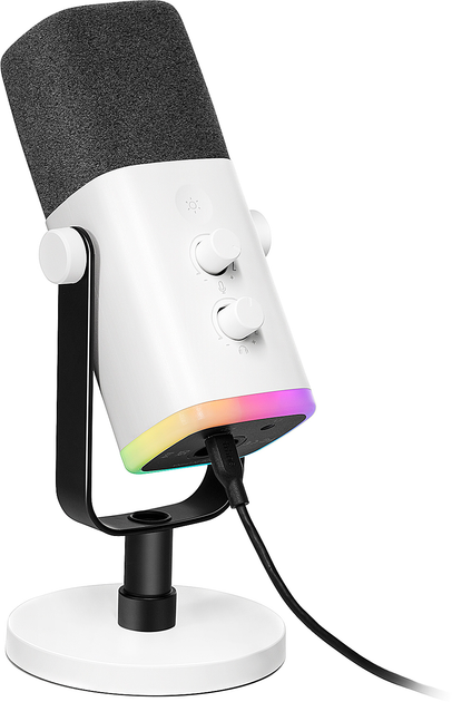 Мікрофон динамічний Fifine AM8W USB/XLR White - зображення 1