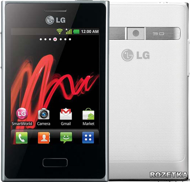 Мобильный телефон LG Optimus L3 E400 White – фото, отзывы ...