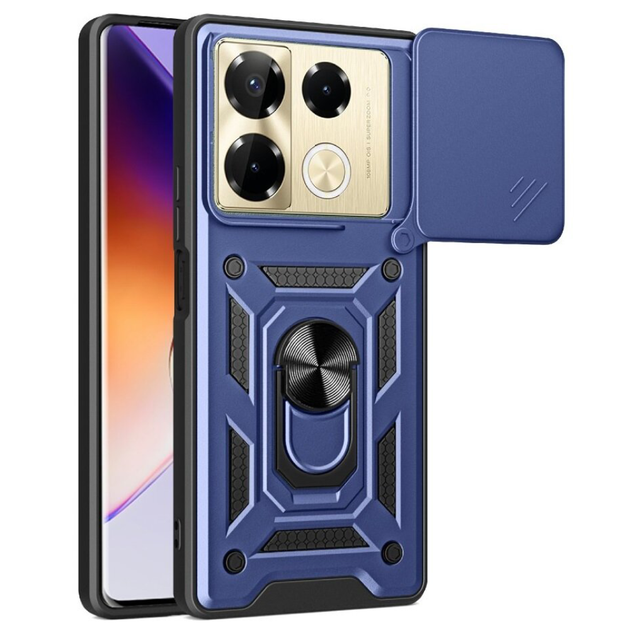 Чехол-накладка Ricco Camera Sliding для Infinix Note 40 Pro 4G / Note 40 Pro 5G / Note 40 Pro+ blue - Фото 1 Чехол-накладка Ricco Camera Sliding для Infinix Note 40 Pro 4G / Note 40 Pro 5G / Note 40 Pro+ blue - изображение 1
